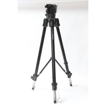 Manfrotto 526-1 Professional Fluid Video Head with 528XB Tripod - SKU#1483356