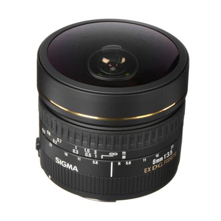 Sigma 8mm f/3.5 EX DG Circular Fisheye Auto Focus Lens for Sigma DSLR Cameras - USA Warranty