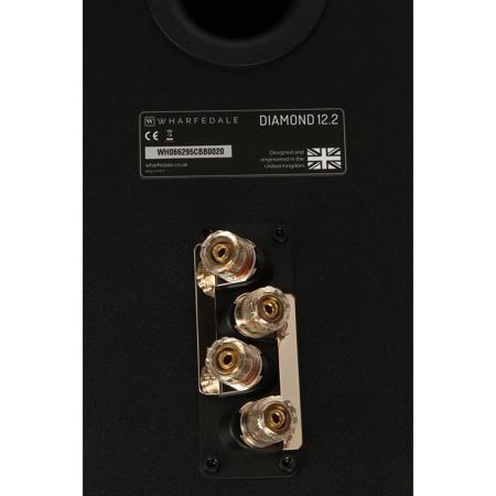 Wharfedale Diamond 12.2 6.5" 2-Way Bookshelf Speaker - Pair, Black SKU#1502317