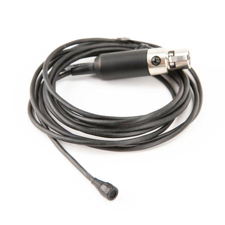 Countryman B3 Omnidirectional Lavalier Mic with TA4F Mono Connector for Azden 15BT, 35BT Wireless Transmitters, W5 (Red Band) Mid Gain for Theatre Head Miking, Black