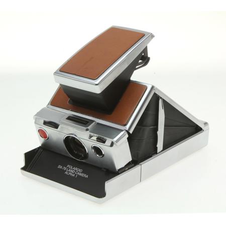 Polaroid SX-70 (ALPHA-1) Camera Brown Version 2 with strap lugs and tripod mount