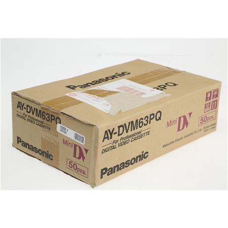 Professional Quality Panasonic AY DVM63PQ 50 x 63min Mini DV tape 