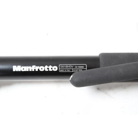 Manfrotto 561BHDV1 Video Monopod with Fluid Head - SKU#1530405