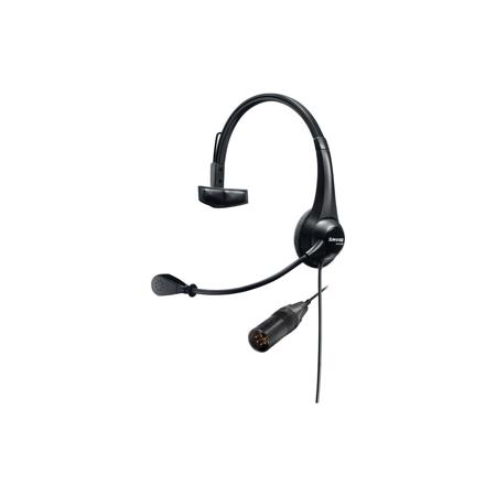 Shure BRH31M-NXLR5M Lightweight Single-Sided Broadcast Headset - SKU#1533982