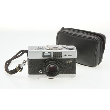 Rollei B 35 Camera w/Triotar 40mm F/3.5 Lens, Chrome