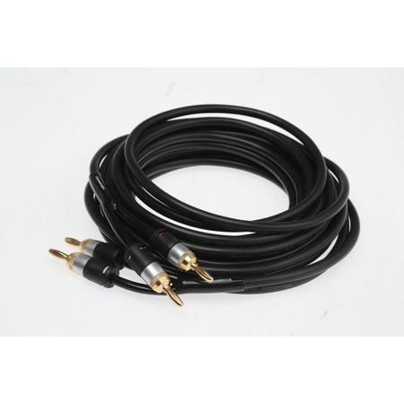 Mediabridge 12AWG Ultra Series Speaker Cable - Gold Plated Banana Tips (25 FT)