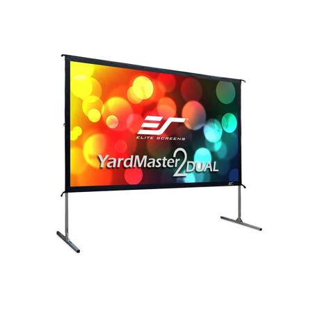 Elite Screens Yard Master 2 Dual WraithVeil Dual 100" 16:9 I/O Projector Screen