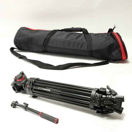 Manfrotto MVH502A Fluid Head and 546B Tripod System with Carrying Bag