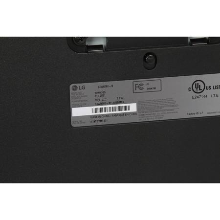 LG 34WN780-B 34" 21:9 UltraWide Ergo QHD IPS HDR Monitor - SKU#1550937