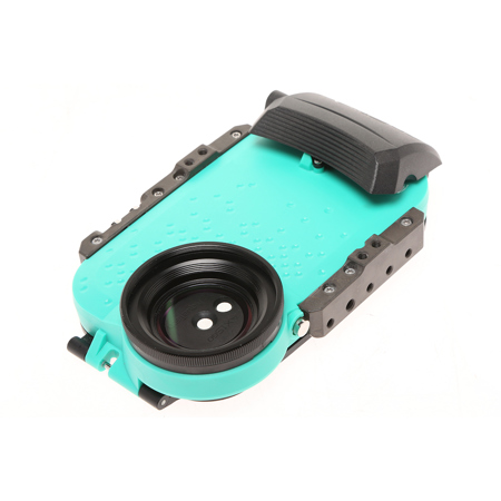 AquaTech AxisGO Water Housing for iPhone XS/X, Seafoam Green - SKU#1560842