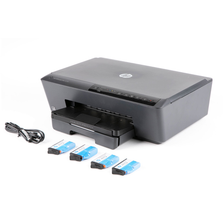 HP Officejet Pro 6230 Wireless Color Inkjet Printer, 18ppm Black/10ppm Color, 1200 x 600 dpi, 225 Sheet Input Tray, USB 2.0/Ethernet