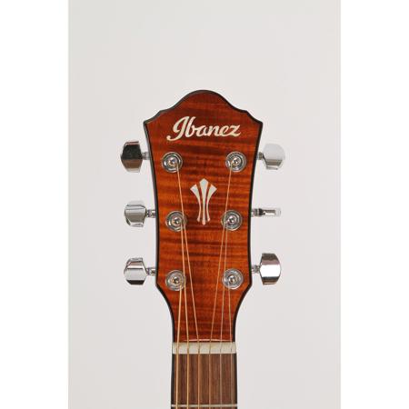 Ibanez AEG70 6-String Semi-Acoustic Guitar - Vintage Violin High Gloss #1570131