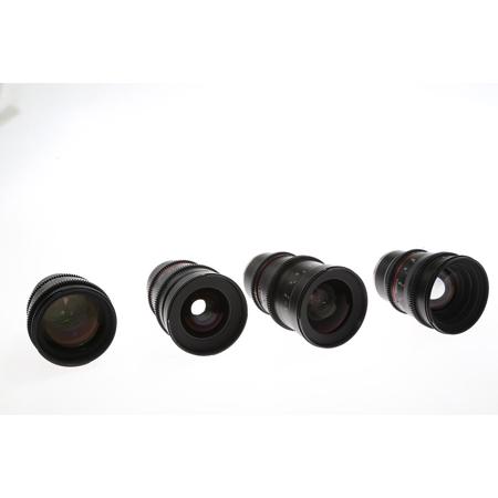 Rokinon 24, 35, 50, 85mm T1.5 Cine DS Lens Bundle for Sony E-Mount - SKU#1572391