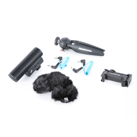 Sennheiser MKE 400 Super Cardioid On-Camera Microphone Mobile Kit - SKU#1580228
