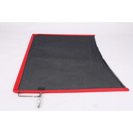 Advantage Gripware 24x36" Double Net Black Fabric Open End Scrim - SKU#1582648