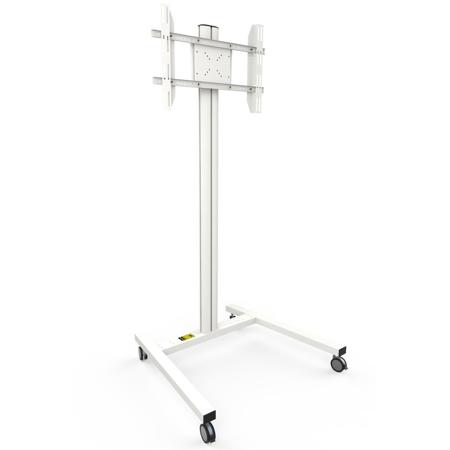 Kanto MK Series Rolling TV Stand for 37" to 65" Displays - White SKU#1584422