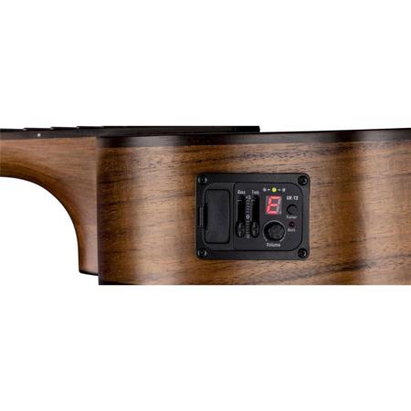 Luna Uke High Tide Koa Tenor Acoustic-Electric Ukulele - SKU#1587230