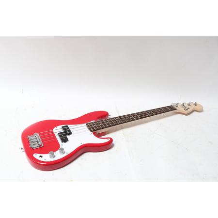 Used Squier Mini Precision Bass Guitar, Laurel Fingerboard, Dakota Red E