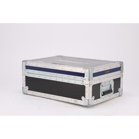 Omega Case Comapny 23.34 x 15.34 x 9 1.2" Black/Blue Metal Case with Custom Foam Insert