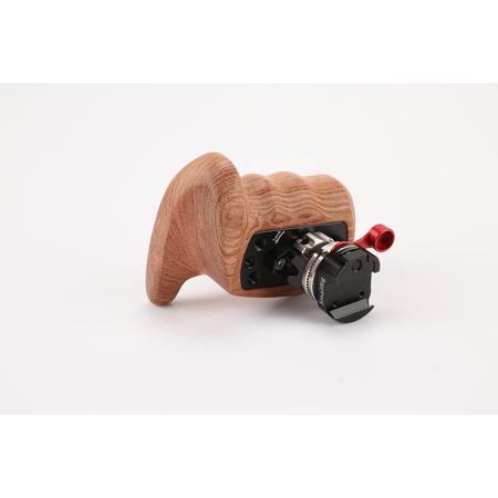 SmallRig Left Side Wooden Grip with NATO Clamp Kit