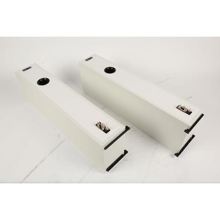 Wharfedale Diamond 12.4 Dual 6.5" 2.5-Way Floor Standing Speaker, Pair, White