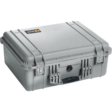 Pelican 1550 Watertight Hard Case - Gray, NO FOAM SKU#1625946