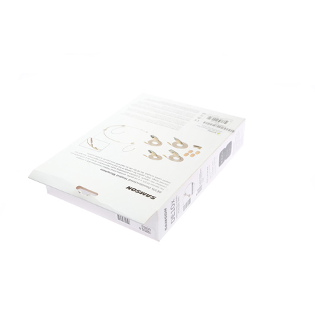 Samson DE10x Omnidirectional Headset Microphone with 3mm Miniature Condenser Capsule, IP65, Beige - Includes Multiple Cable Kit