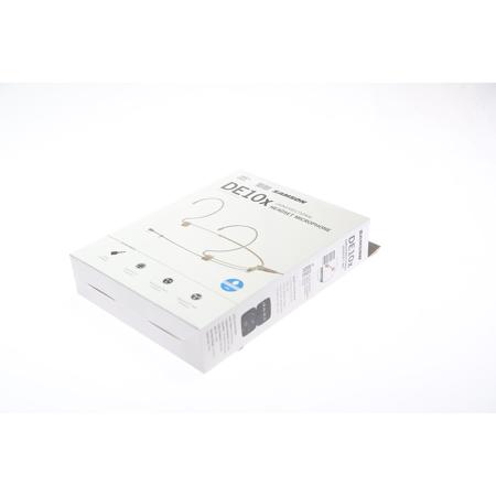 Samson DE10x Omnidirectional Headset Microphone with 3mm Miniature Condenser Capsule, IP65, Beige - Includes Multiple Cable Kit