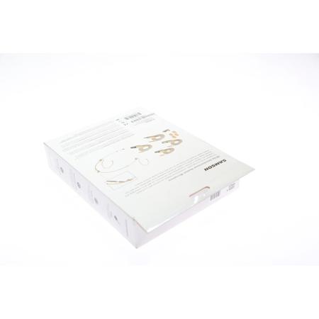 Samson DE10x Omnidirectional Headset Microphone with 3mm Miniature Condenser Capsule, IP65, Beige - Includes Multiple Cable Kit