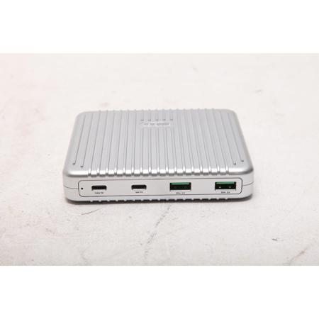 Zendure SuperPort 4 100W Dual USB Type-C & USB Type-A Desktop Charger, Silver
