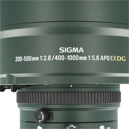 USED Sigma APO 200-500mm f/2.8 (400-1000mm f/5.6 with Included 2x