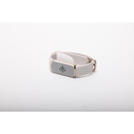 Fitbit Luxe Fitness & Wellness Smartwatch, Lunar White/Soft Gold Stainless Steel