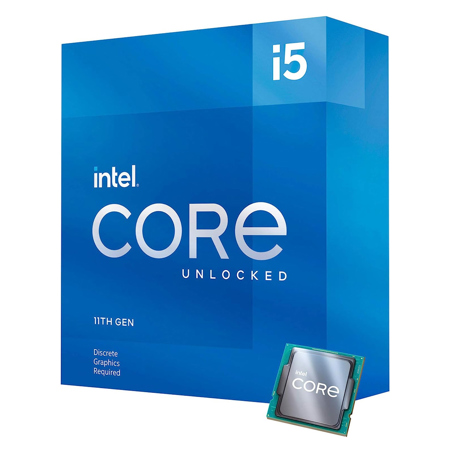 Intel Core i5-11600KF 3.9GHz 6-Core Unlocked Desktop Processor - SKU#1634632