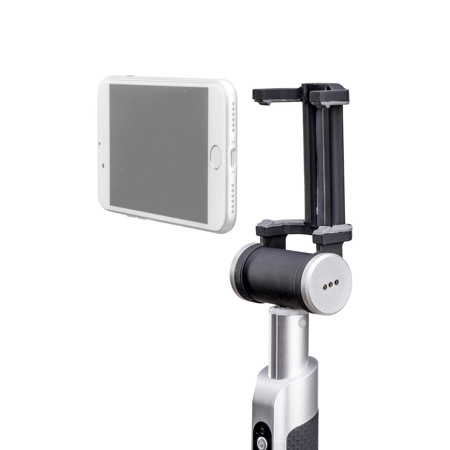 Pictar Smart Selfie Stick with Rechargeable Battery, Black & Silver