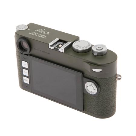 Leica M10-P Mirrorless Digital Rangefinder Camera, Olive Green "Safari" Edition