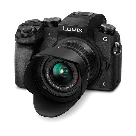 Panasonic Lumix DMC-G7 Mirrorless Micro Four Thirds Digital Camera with 14-42mm Lens, 16MP, Silver