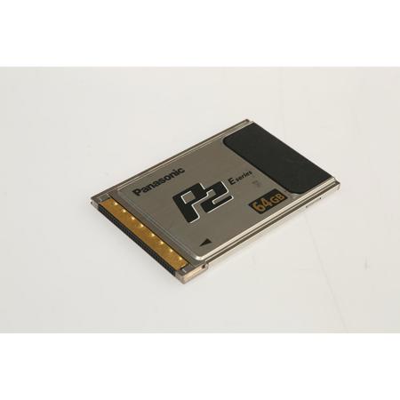 パナソニック PanasonicP2カードAJ-P2E064FGN枚日本製の中古動作品 P2