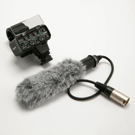 Used Sony XLR-K2M XLR Adapter Kit with Microphone E