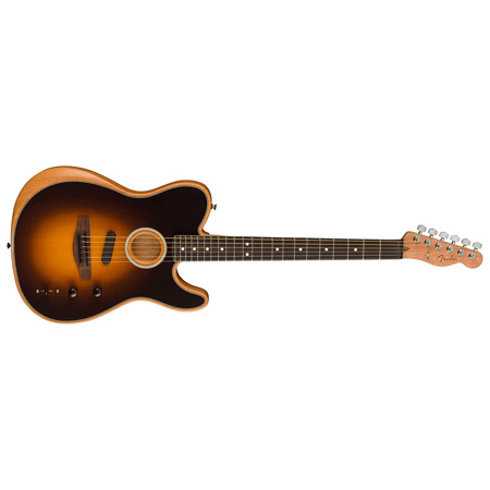 Fender Acoustasonic Player Telecaster Acoustic Electric Guitar, Shadow Burst