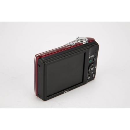 Nikon Coolpix L22 Digital Camera with 12.0 Megapixel, 3.6x Optical Zoom, 4x Digital Zoom, 3" LCD Display, Red