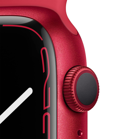 Apple Watch Nike Series 7 GPS, 45mm Midnight Aluminum Case with Anthracite/Black Nike Sport Band, Regular
