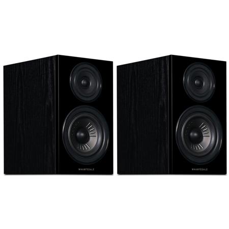 Wharfedale Diamond 12.2 6.5" 2-Way Bookshelf Speaker - Pair, Black SKU#1644972