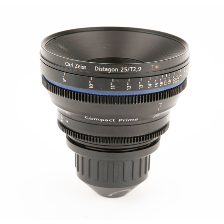 Zeiss Compact Prime CP 25mm f/2.9 T* (Feet) PL Bayonet Mount Lens - SKU#1645332