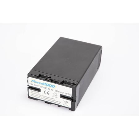 Power2000 BP-U90 14.4v Replacement Lithium-Ion Battery for Sony - SKU#1648124