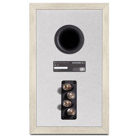 Wharfedale Diamond 12.2 6.5" 2-Way Bookshelf Speaker - Pair, Light Oak #1649277
