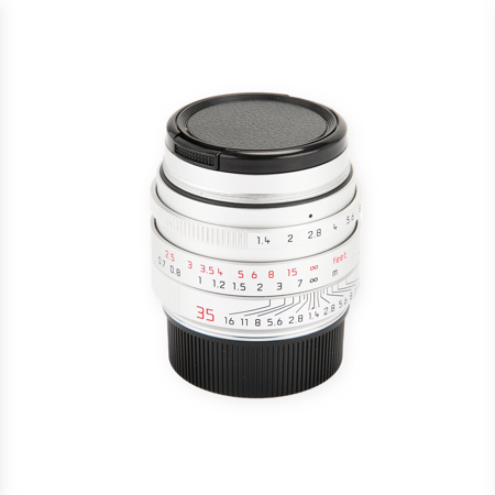 Leica 35mm f/1.4 Summilux-M ASPH FLE Lens, Silver, #11675