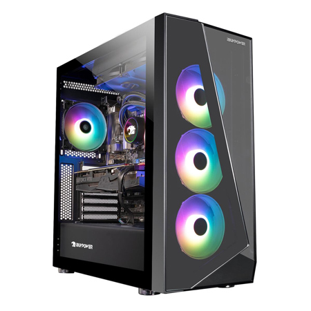 iBUYPOWER SlateMono 309A Liquid Cooled Gaming Desktop Computer - SKU#1655995