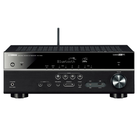 Yamaha RX-V385 5.1 Channel Network AV Receiver with Bluetooth - SKU#1657429