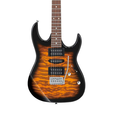 Ibanez GIO RX Series GRX70QA 6-String Electric Guitar - Sunburst SKU#1659429