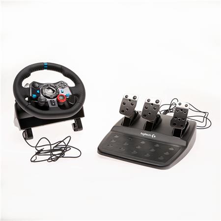 Used Logitech G29 Driving Force Racing Wheel and Pedals for PS5, PS4, PS3  and PC 941-000110